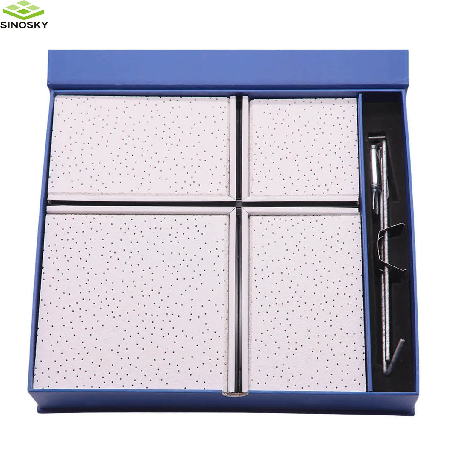 Mineral Fiber Acoustic Ceiling Tiles for Commercial Spaces.