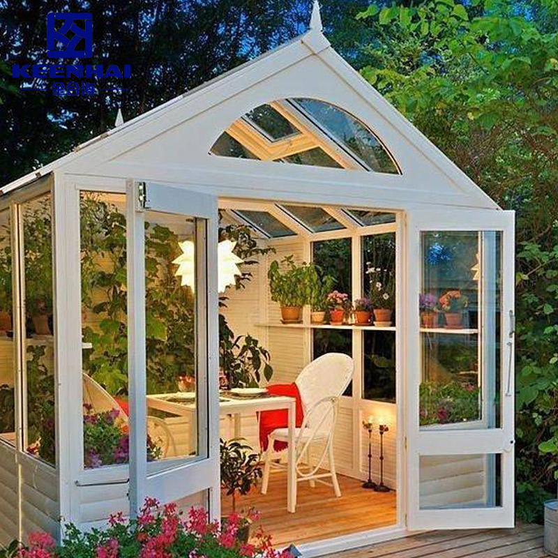 Thermal Break Prefab DIY Modular Homes House Aluminium Glass Sunroom