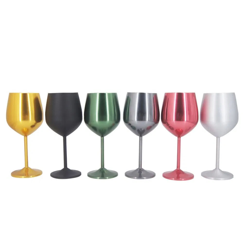 Бокалы для вина и шампанского из нержавеющей стали