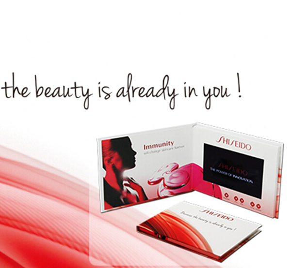 2.4'' LCD Video Cards/Video Brochure for Business or Wedding