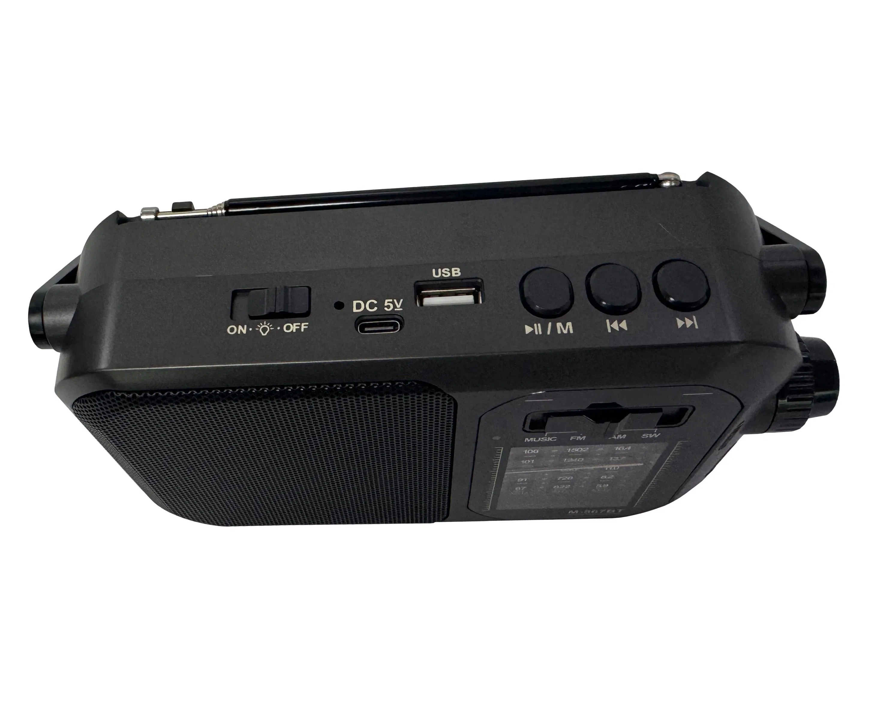 Портативное радио FM/AM с Bluetooth, MP3 и фонариком
