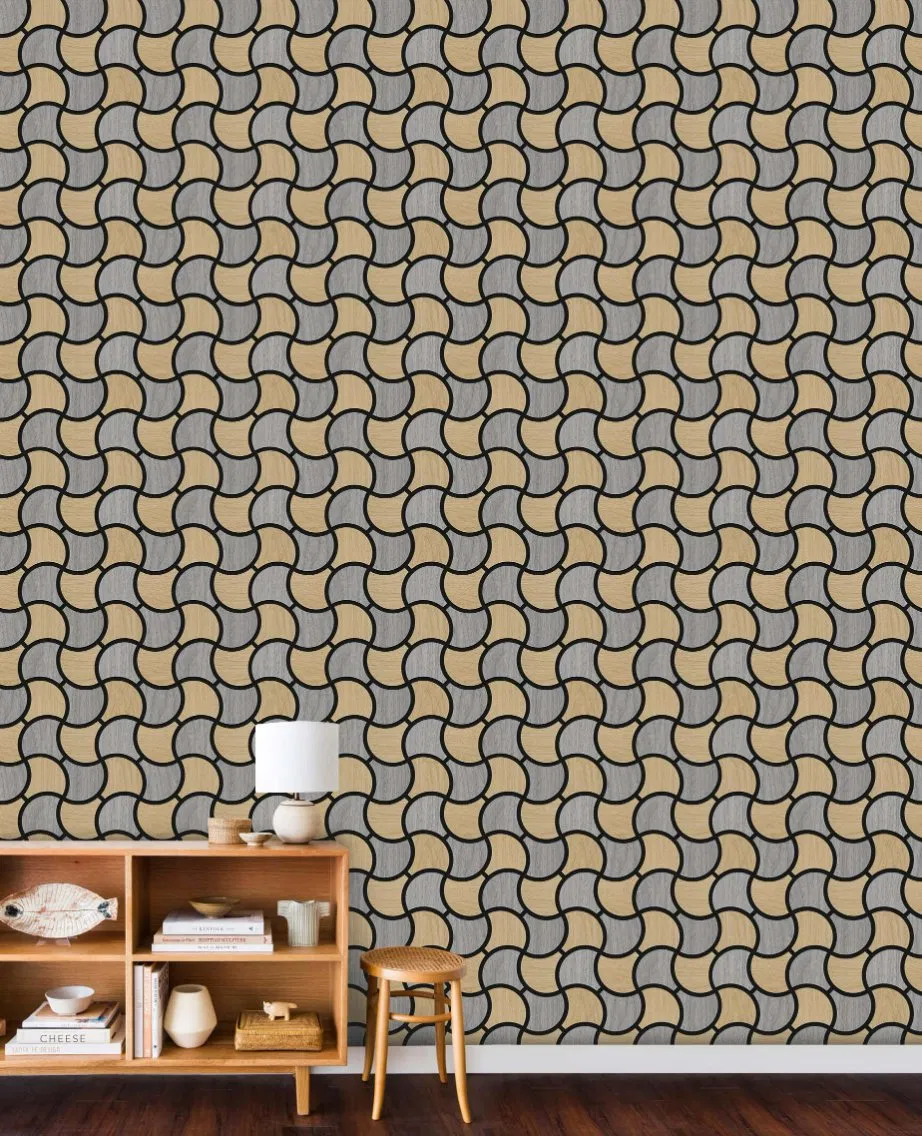 Customized Color Wooden Acoustic Panels Wood Slat Paneling 3D Soundproof Wall Panels