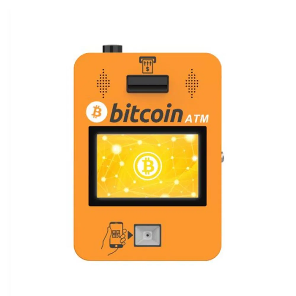 Mini Units Custom Desktop 10.1 Touch Screen Self Service Qr Cash Payment Kiosk Currency Exchange Machine Bitcoin ATM