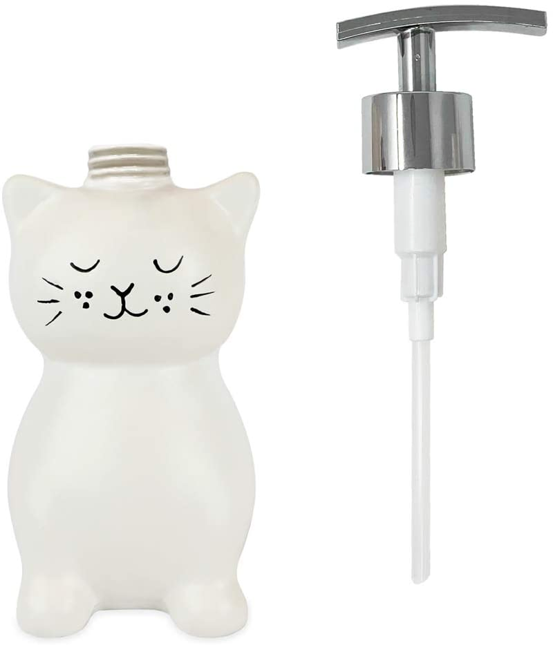 Керамическая мыльница в виде кошки для ванной