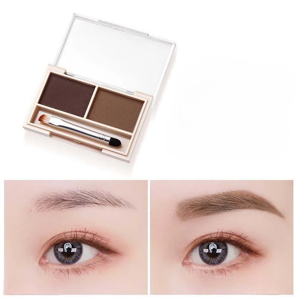 Factory Price Popular Waterproof Cosmetic Long-Lasting High Pigment Natural Eyebrow Powder