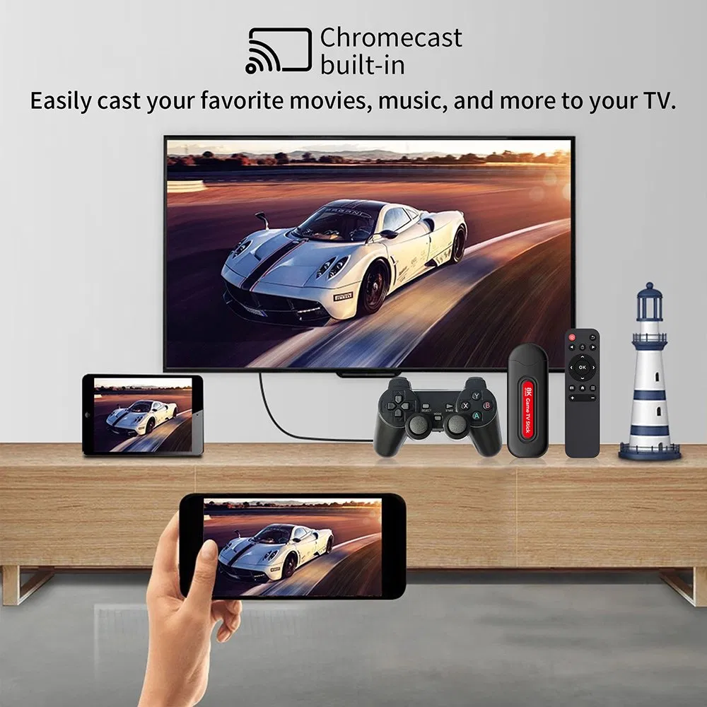 Игровая приставка Q9 PRO с беспроводным геймпадом