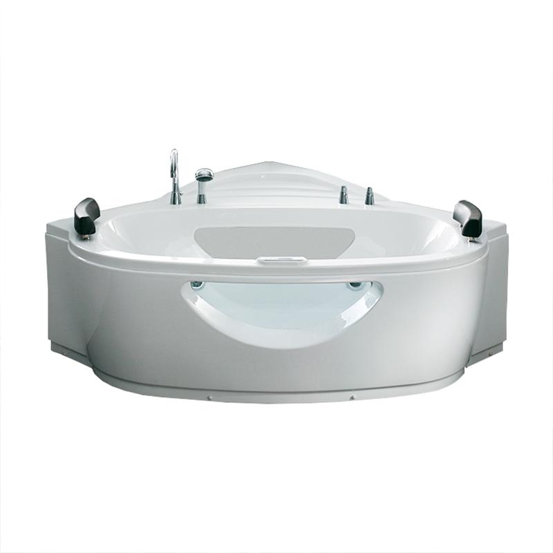 Угловая акриловая ванна с гидромассажем SUNRANS