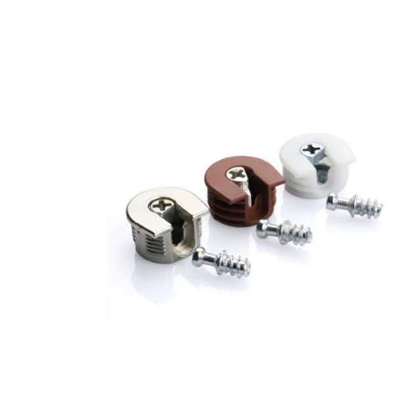 Cabinet Closet Laminate Connector Fastener Alloy Furniture 3-in-1 Laminate Support
