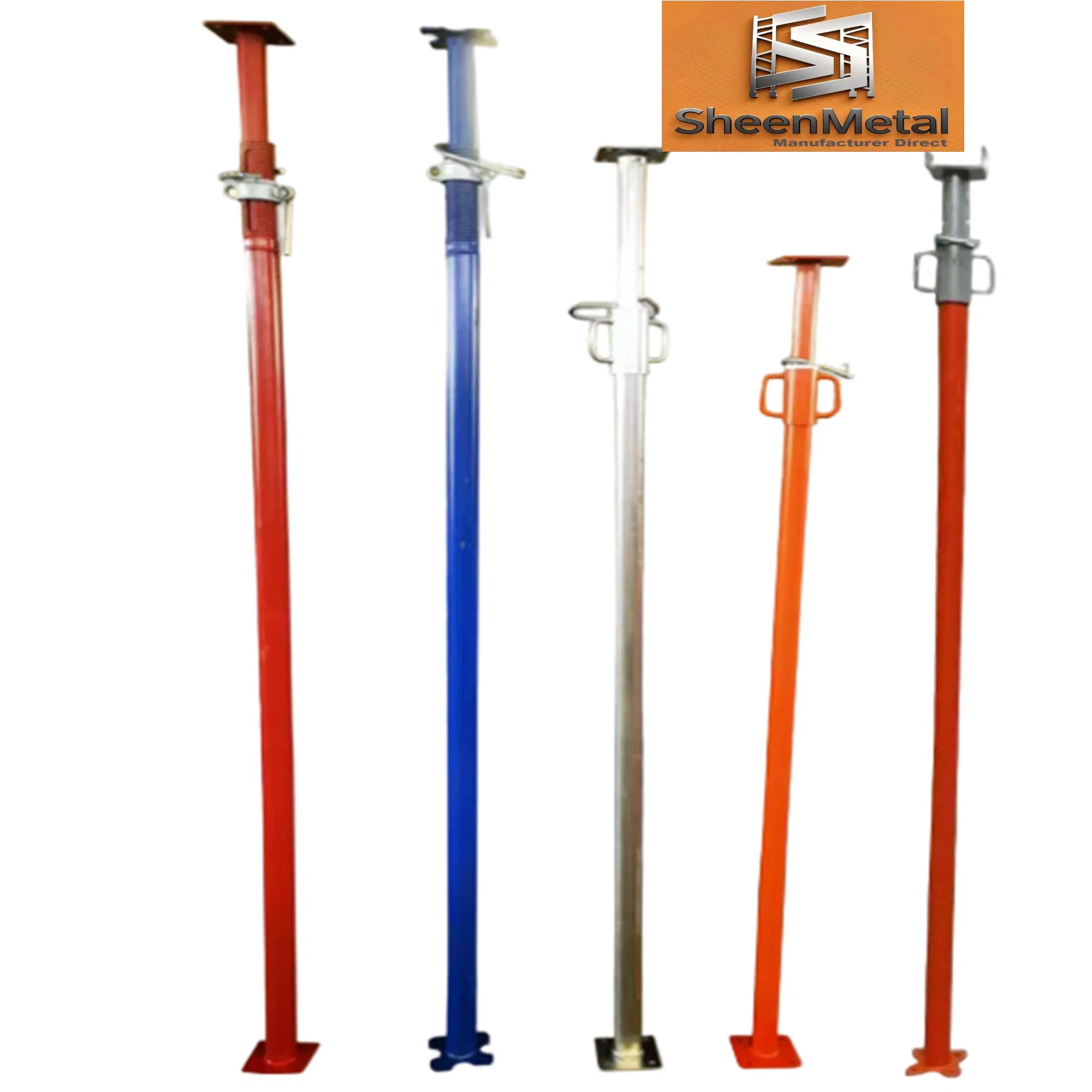 Durable Steel Prop Scaffolding with Customizable Colors for Versatile Use