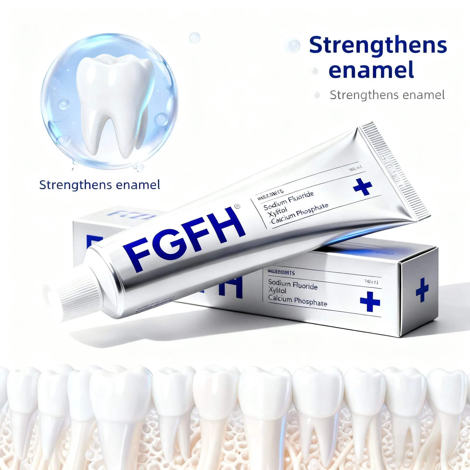 High Quality Advanced Whitening Formula Toothpaste with Enamel Strengthening