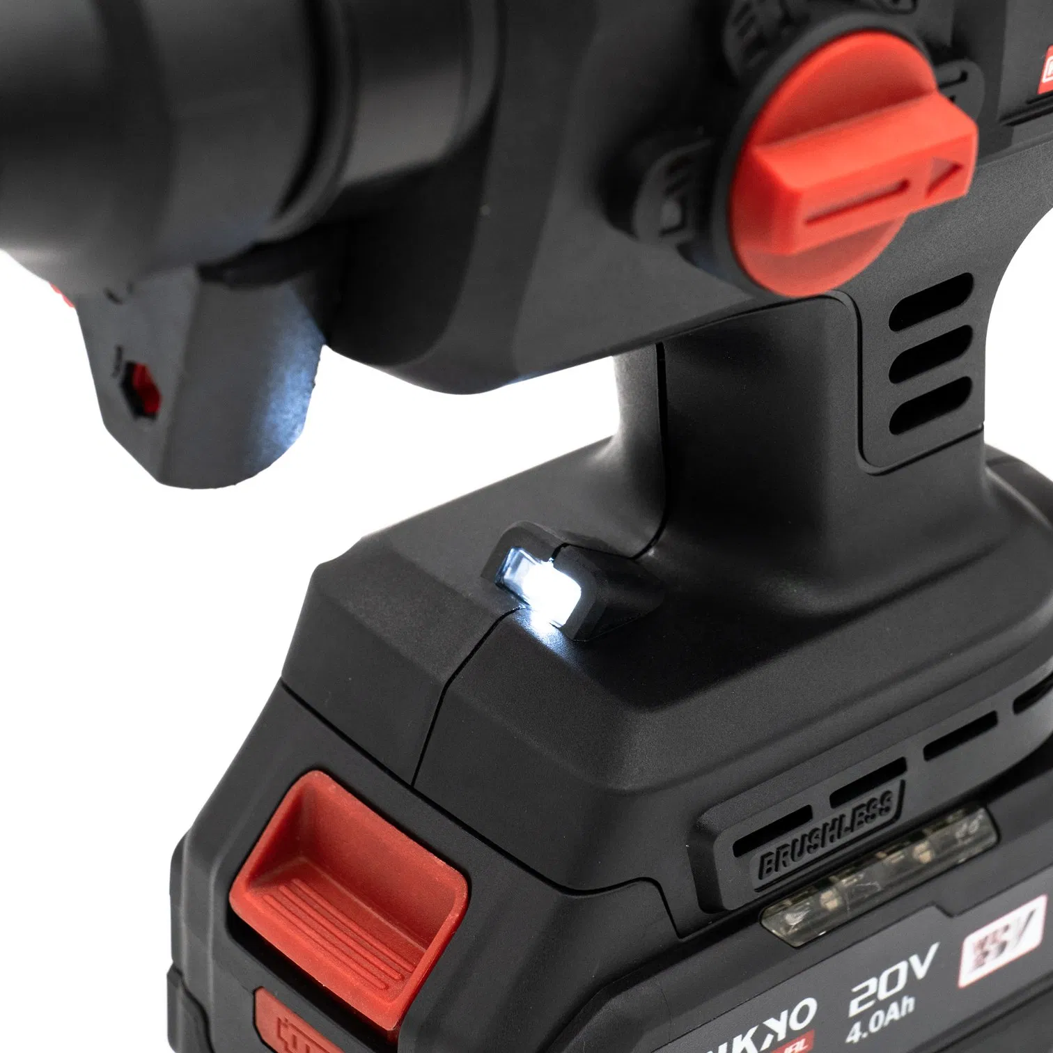 Heavy-Duty Cordless Rotary Hammer Drill with Li-ion Battery Set