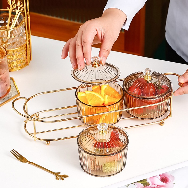 Elegant Multi-Level Bamboo Wood Dessert Stand for Cakes