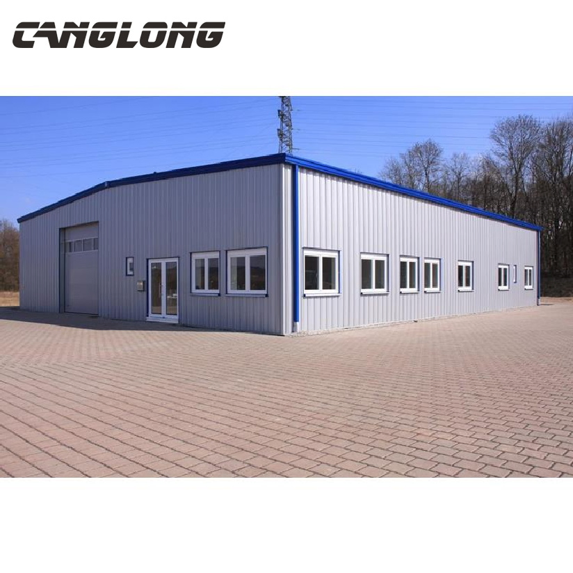 Chinese Cheap Modular Easy Assembly Heavy-Duty Prefab Prefabricated Galvanized Steel Structural Warehouse Shed Building in Zambia