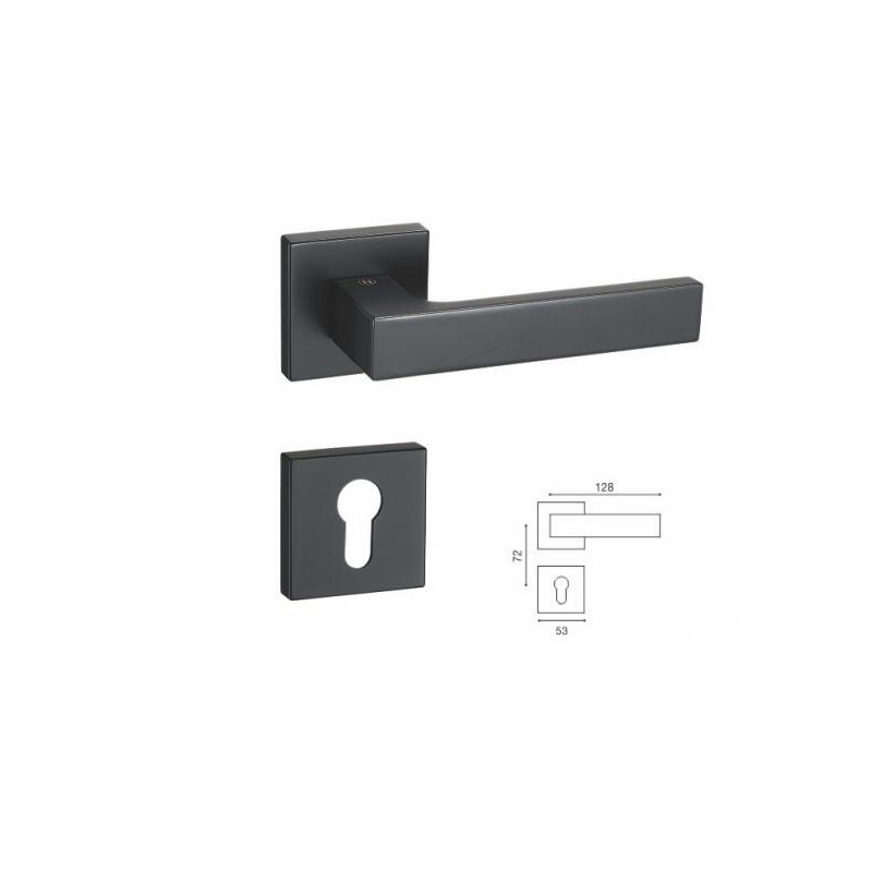 Grey Color Zinc Alloy Door Handle