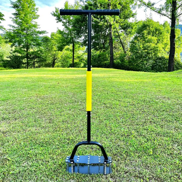 Durable Spring Lawn Aerator Garden Tools for Manual Soil Loosening