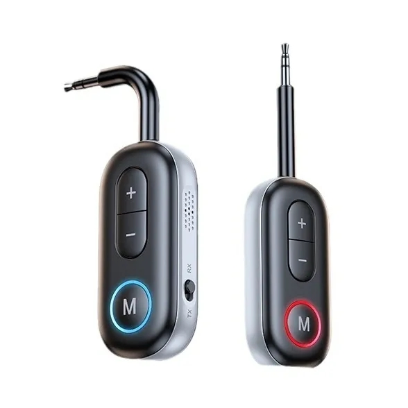 Bluetooth Adapter 5.4 Receiving Transmitter Car Aux Two-in-One Aircraft Fitness TV Special Wireless Transmitter