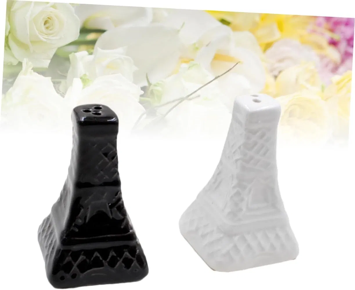 Wholesale Custom Ceramic Seasoning Container Vintage Porcelain Spice Shaker Set