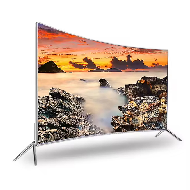 85-дюймовый изогнутый безрамочный Smart TV 4K