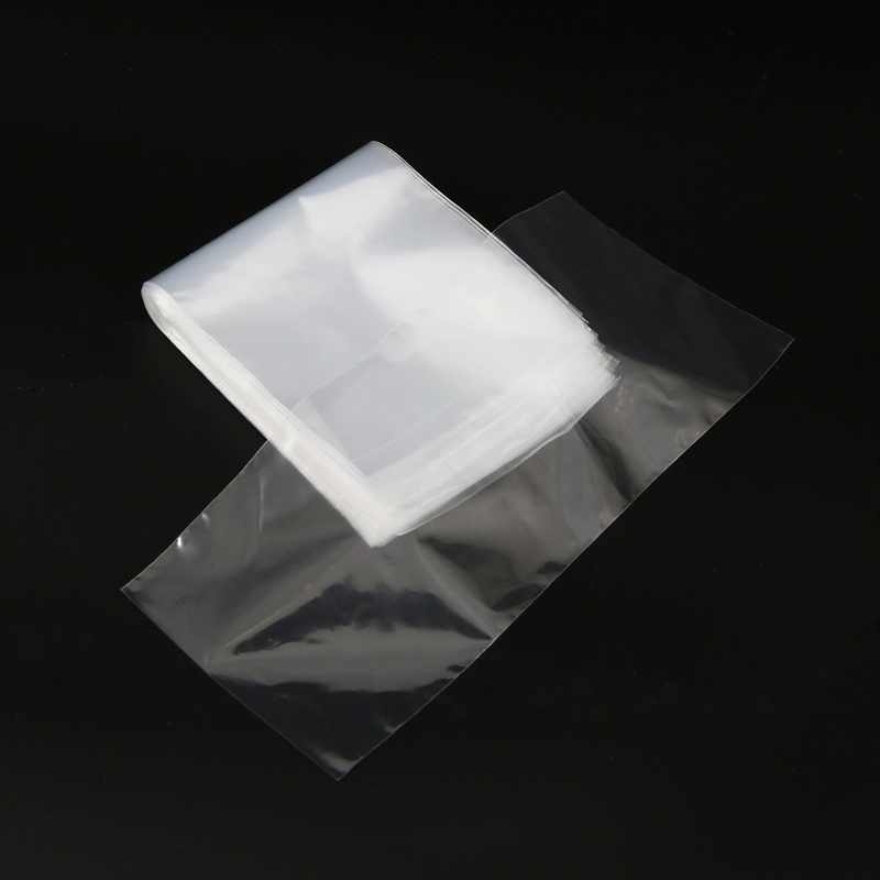 Clear Transparent Side-Seal Plastic Flat Bags for Food, Fruit, Vegetable Storage - Wholesale