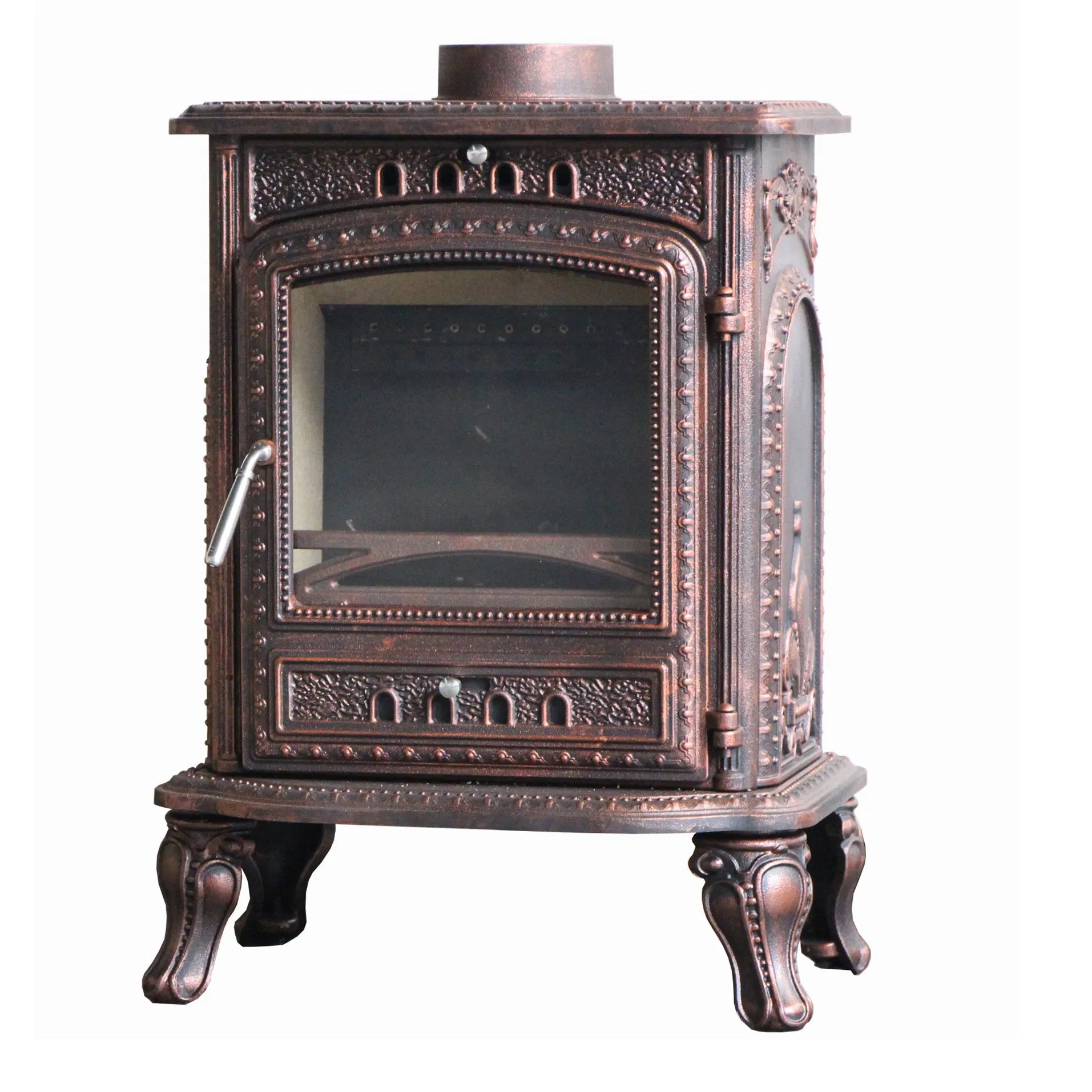 Чугунный камин S204M Antique Bronze, Defra Approved