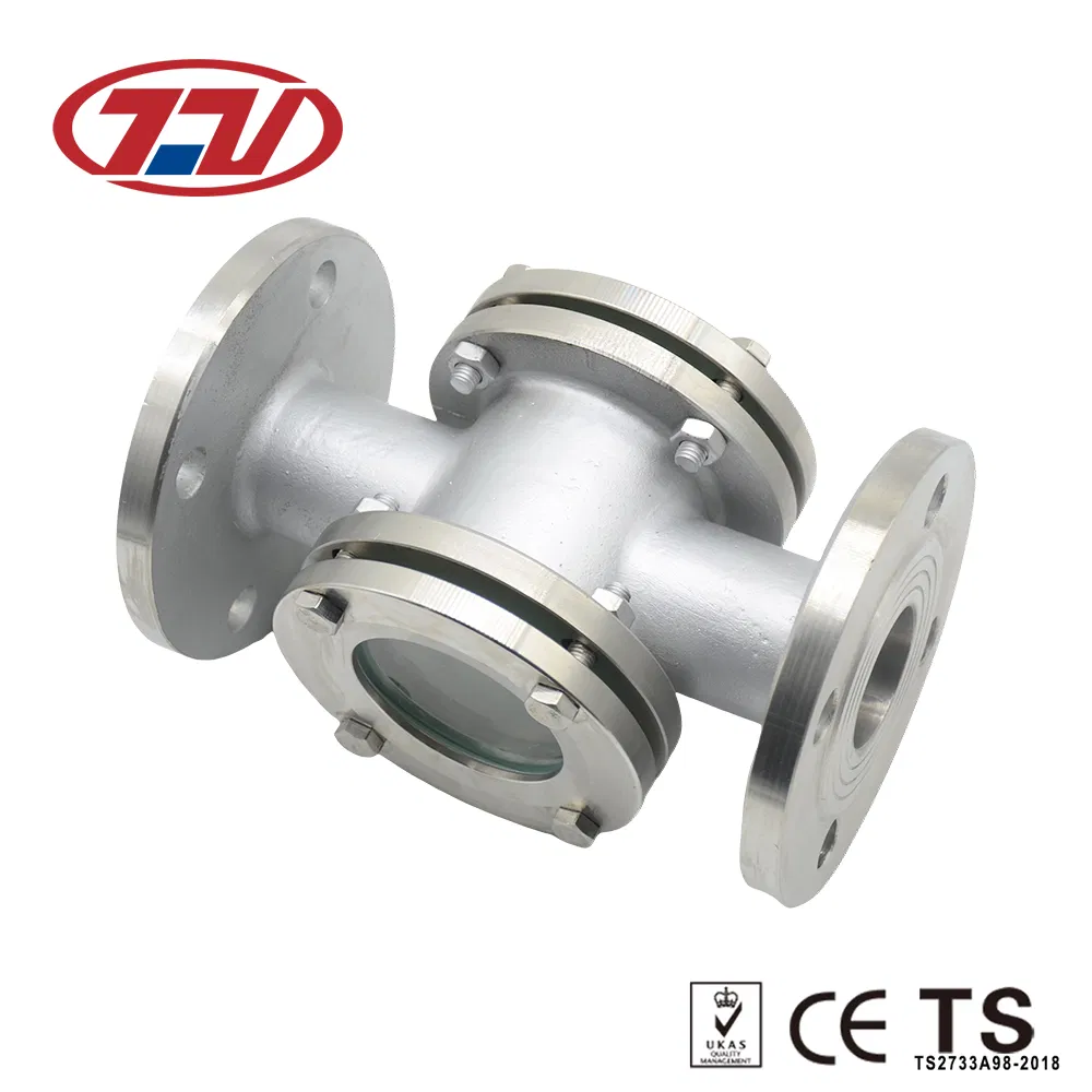 Stainless Steel Industrial Tubular Without Protector Net Flange Sight Glass