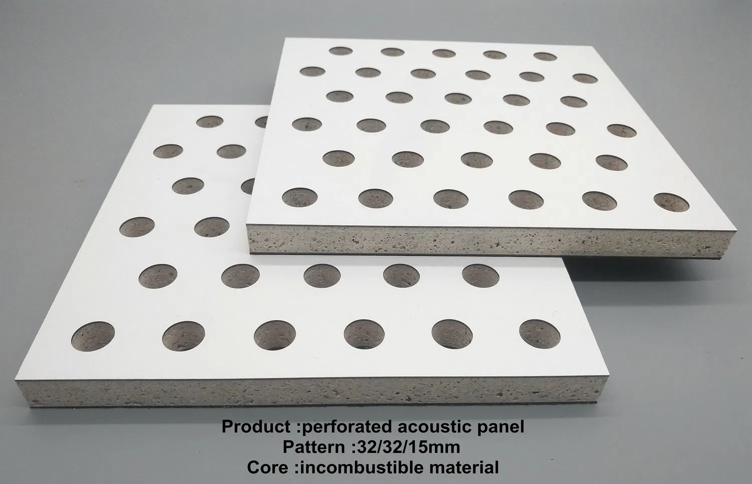 Interior Wall Covering Building Panel White Perforated Acoustic Panel