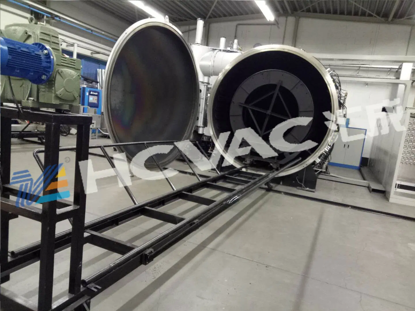 Hcvac Large Stainless Steel Sheet Pipe PVD Coating Machine