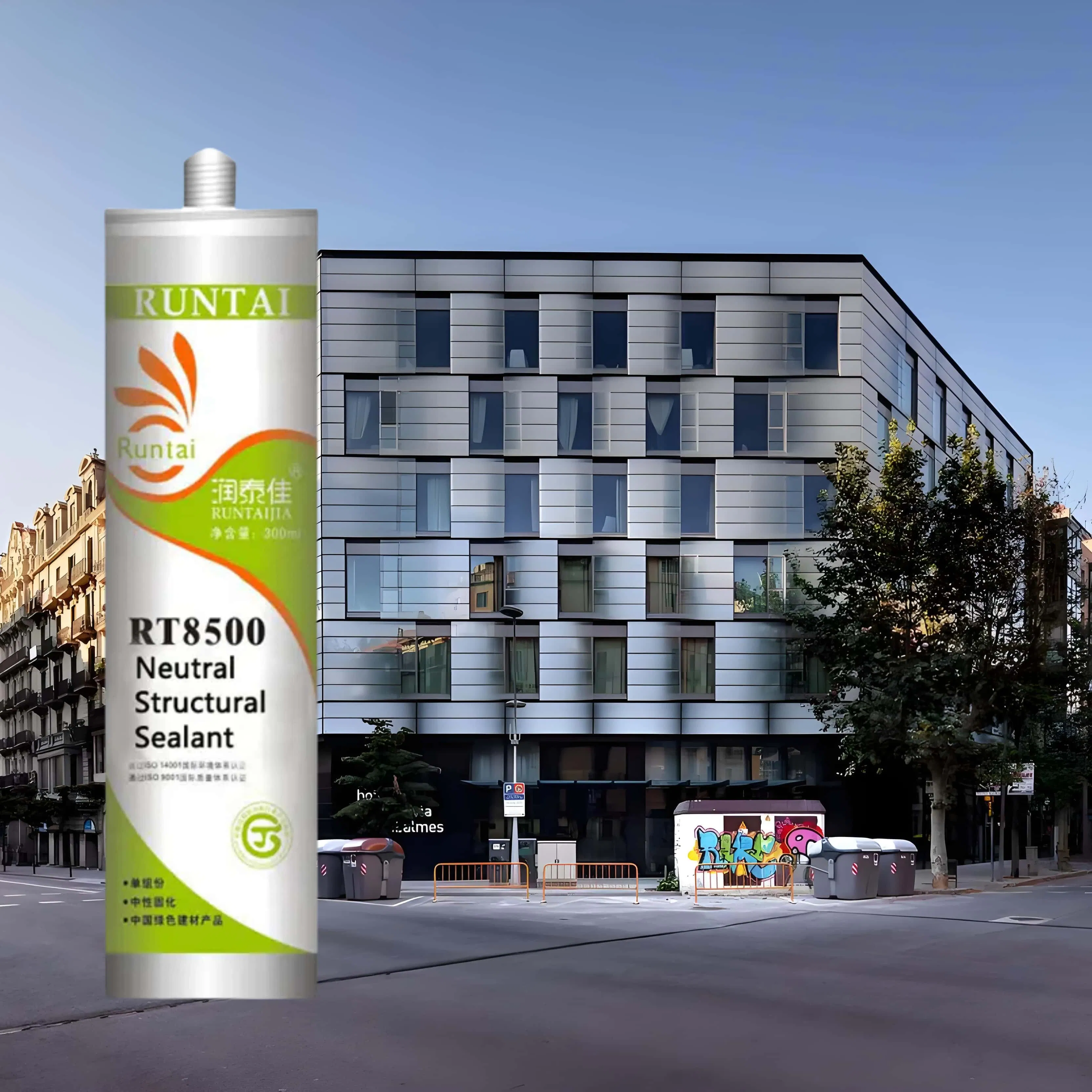 Versatile 300ml Silicone Sealant for Extreme Weather Use