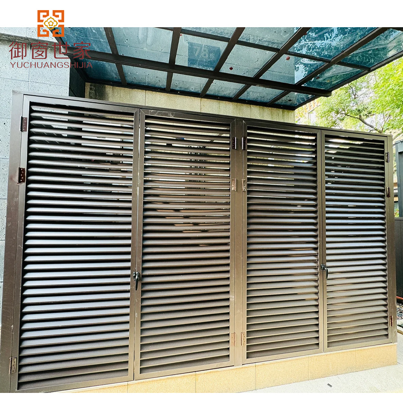 Decorative Aluminum Shutter Outdoor Facade Grille Louver for HAVC Ventilation