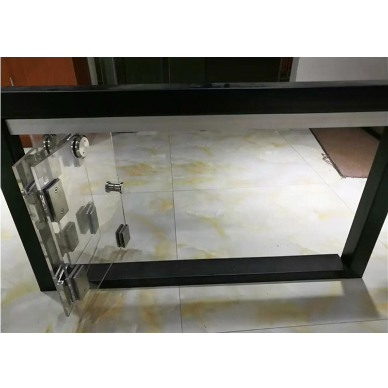 Glazed Partition Door Frameless Glass Folding Doors for Office Shop