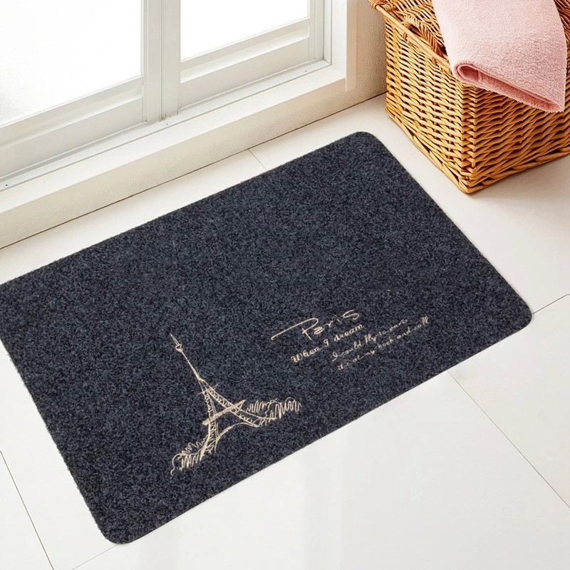 Anti-Skid Highly Absorbent Custom Embroidery Pattern Washable Kitchen Mat Rug Carpet