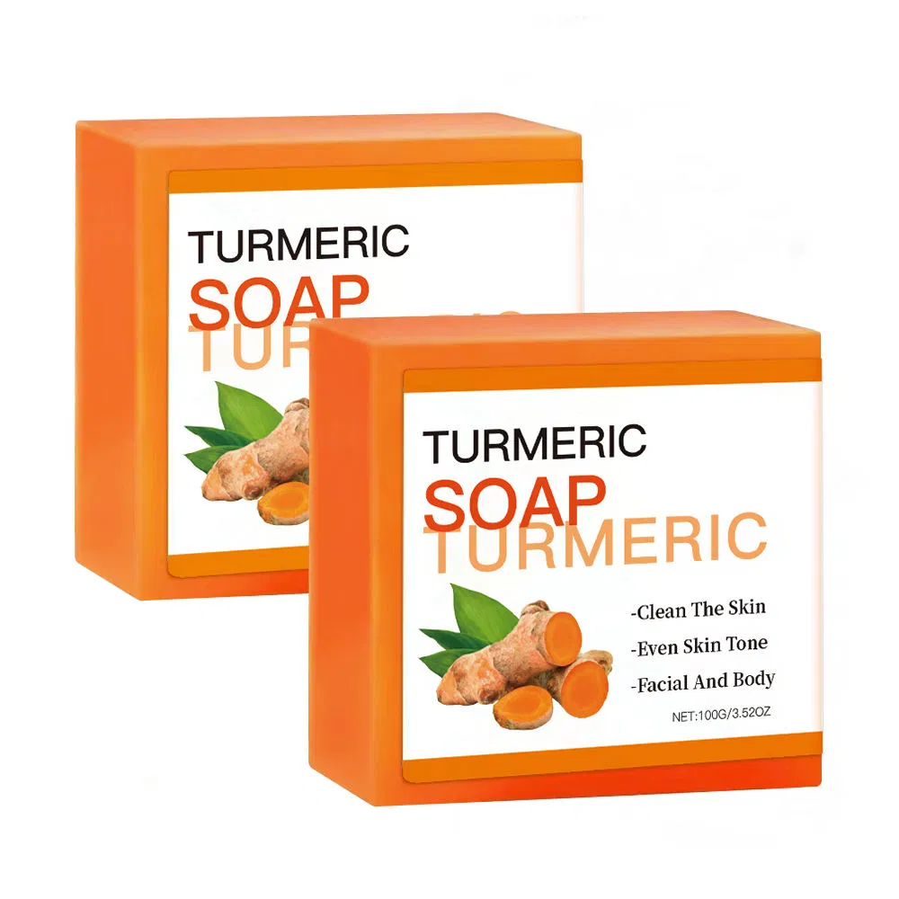Handmade Whitening Turmeric Square Soap Bars