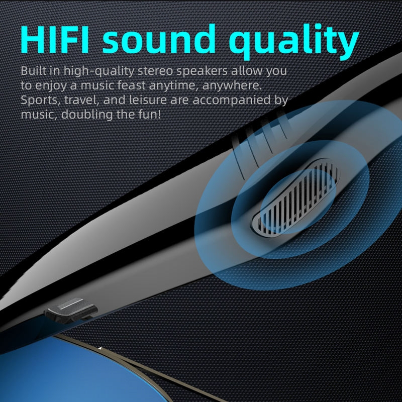 Customized Logo Touch Wireless Earphones IP67 Waterproof Smart Audio Glasses