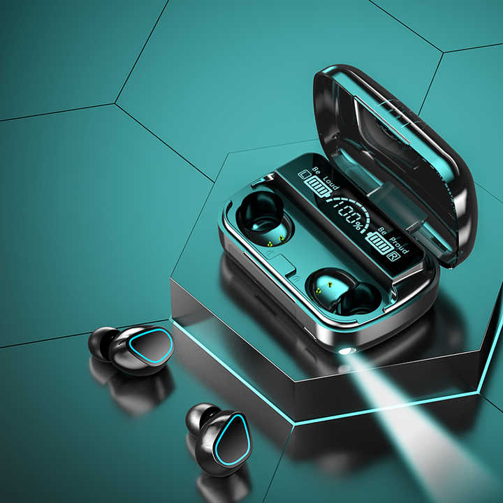 Наушники TWS F9-5 беспроводные, влагозащищенные, с LED-дисплеем