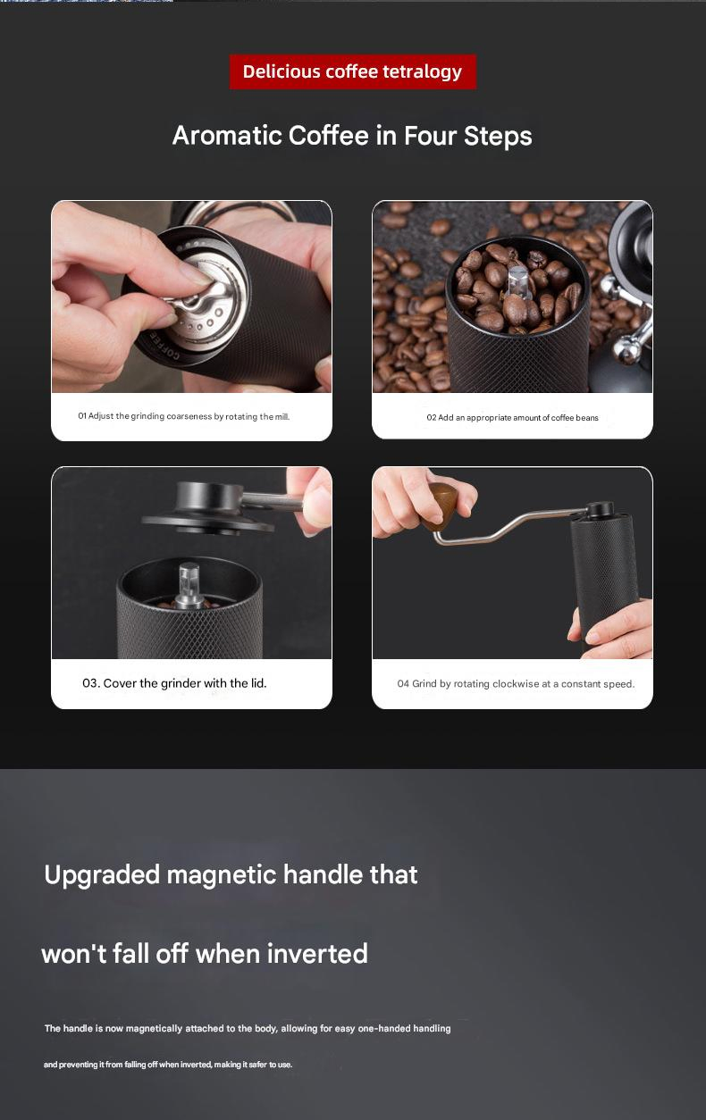 Компактная кофемолка-измельчитель для дома и эспрессо