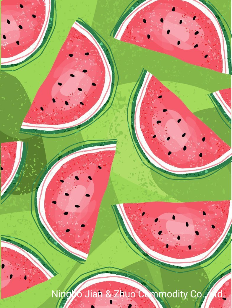 Custom Popular Cotton Printed Watermelon Tea Towel Napkin Kitchen Towel