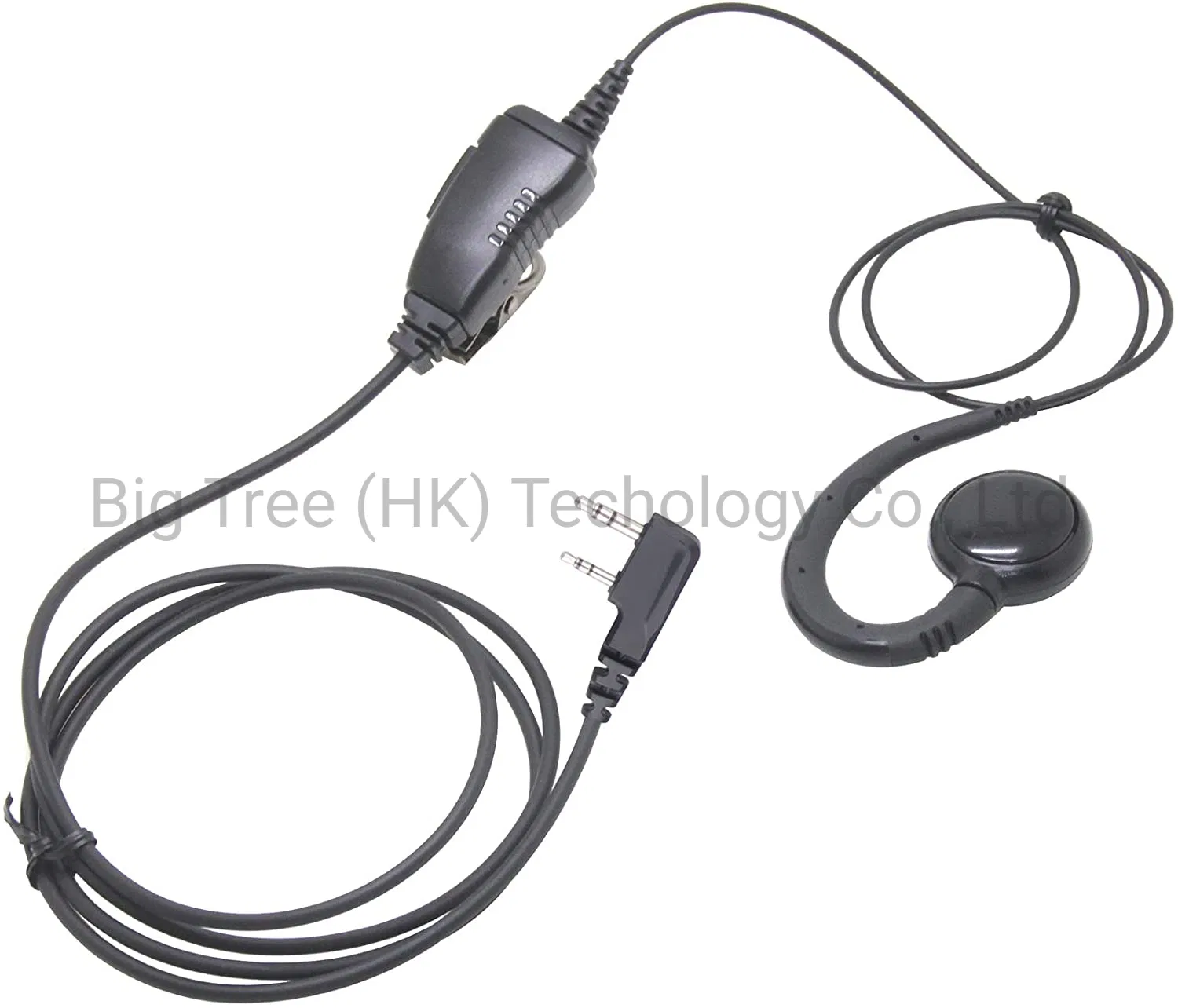 Гарнитура с наушником для рации Kenwood 2 Pin