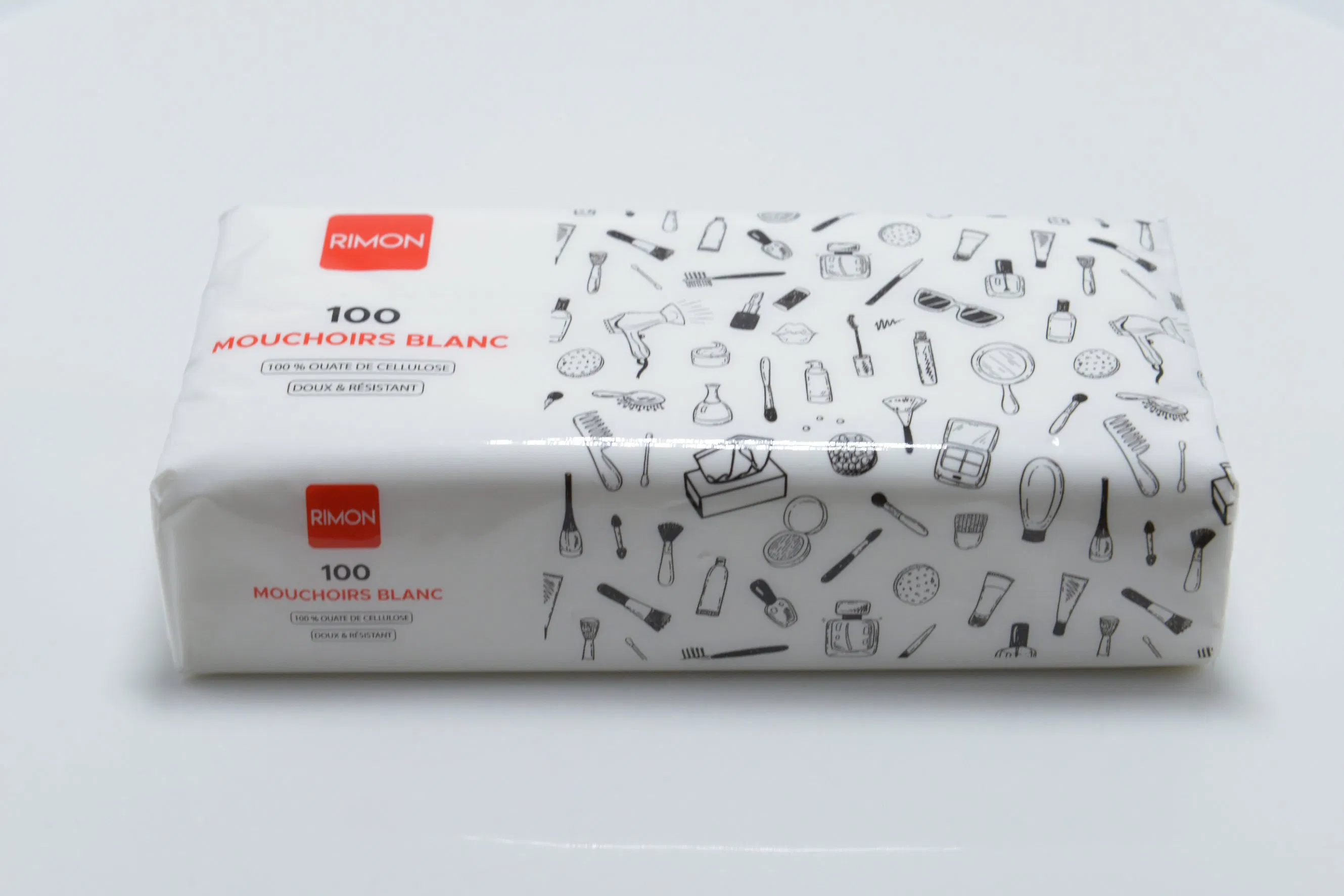 Wholesale Customized Multi-Layer Tissue Paper with Plastic Packaging for Facial Tissue Paper