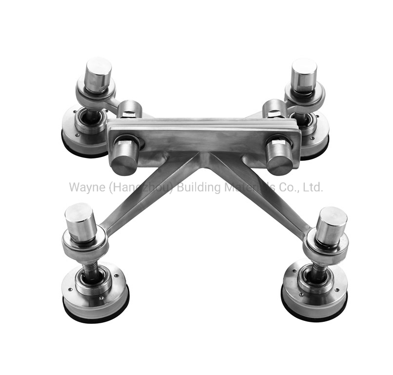 Glass Curtain Wall Hardware with High Quality and Best Price Stainless Steel Spider with Four Arms K-Type Spider for 200mm/210mm/220mm/250mm