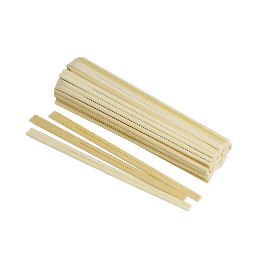 The Cheapest Round Bamboo Chopsticks Disposable Size 20cm*5mm with High Quality Design Logo