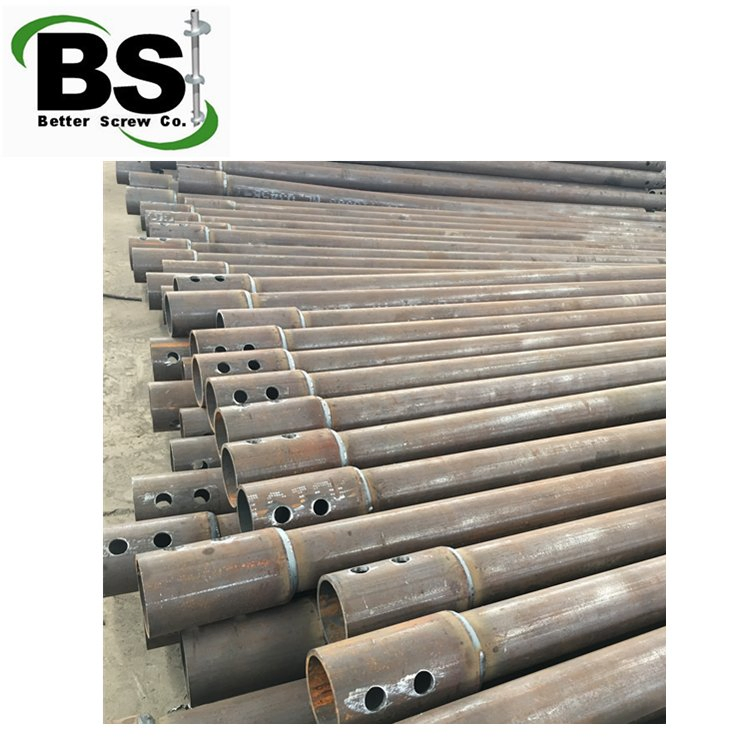 Superior Corrosion Resistant Screw Piers Reliable Helical Screw Pile Producer Galvanized Helical Piles for Foundation System