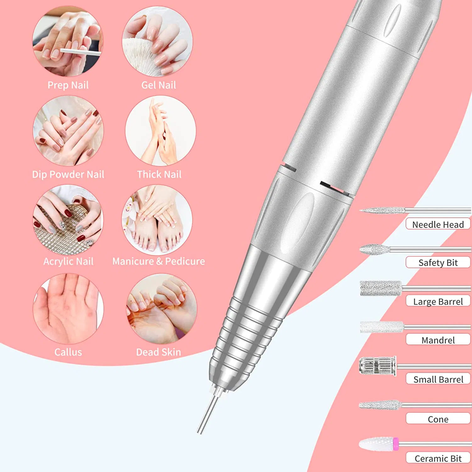Factory Hot Selling 3500rpm Nail Polish Remover Nail Drill