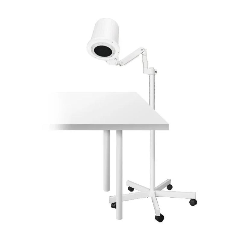 Foldable Powerful Suction LED Pedicure Nail Dust Vacuum Collector with Wheel Stand