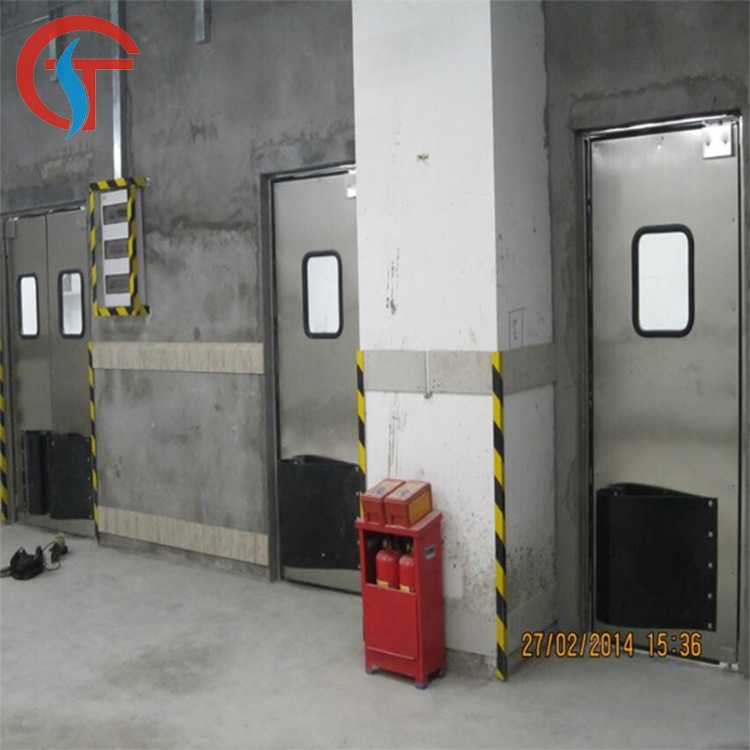 Commercial Kitchen Swing Double Action Impact Door for Restaurant