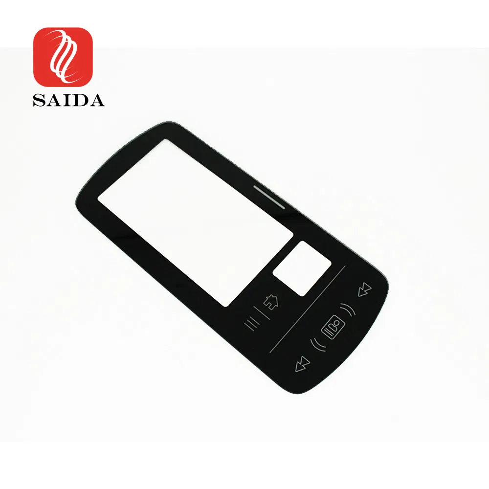 High Quality Tempered Front Protective Cover Glass Panel for Recognition Machine