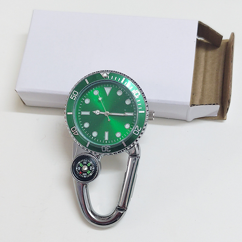 Quartz Carabiner Hook Watch for Outdoor