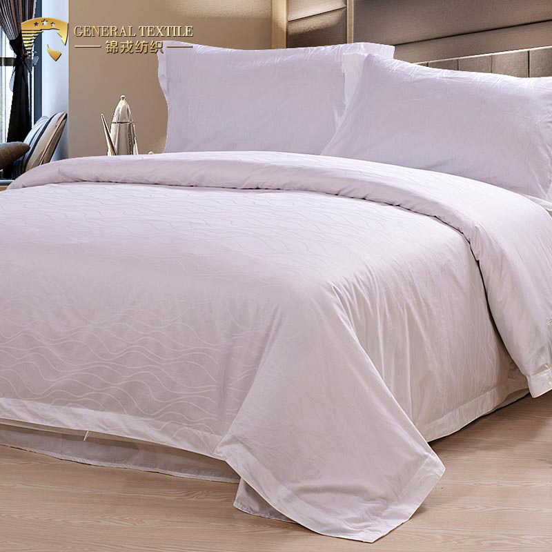 Luxury Home Textile 100% Cotton Wave Home Bedding Set (JRC243)
