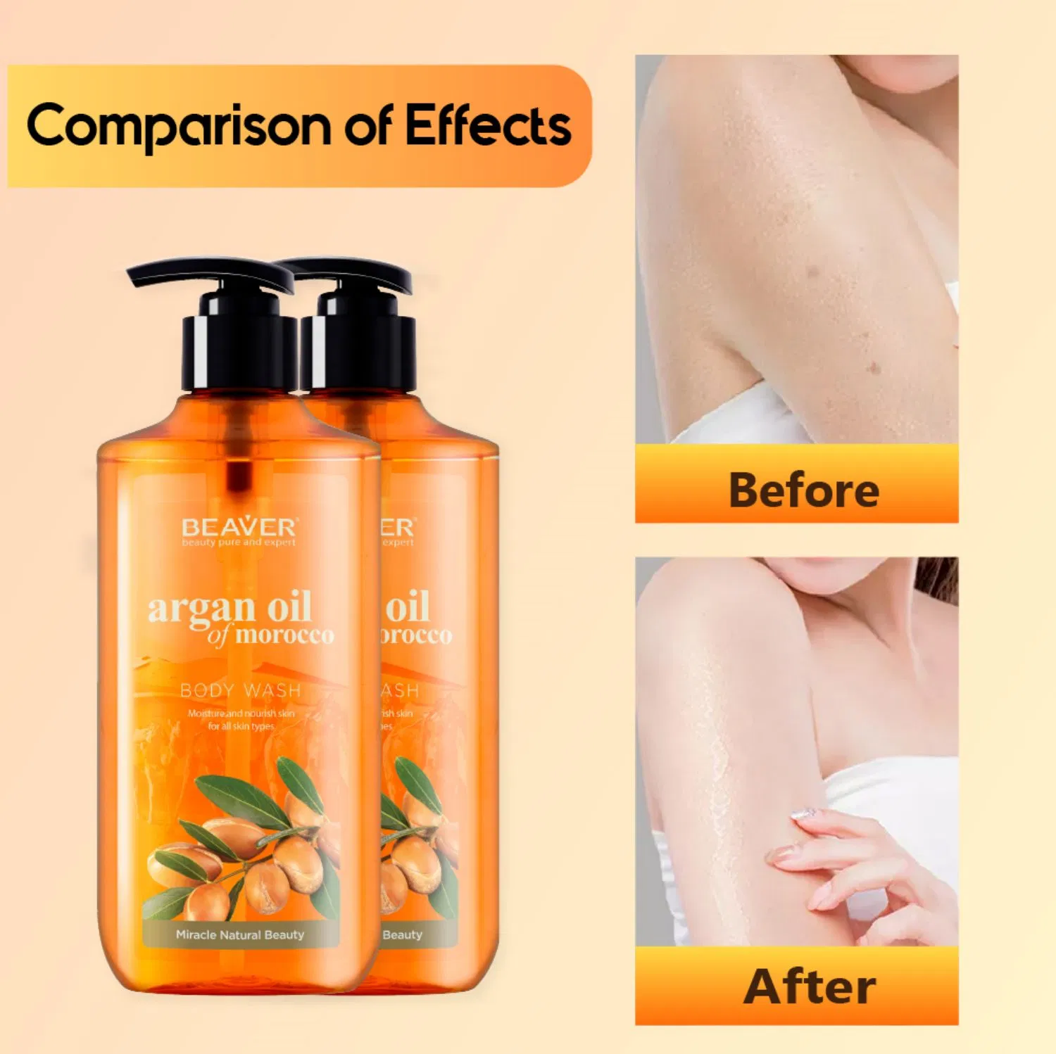 Beaver Deep Cleanse Moisture Body Wash Shower Gel
