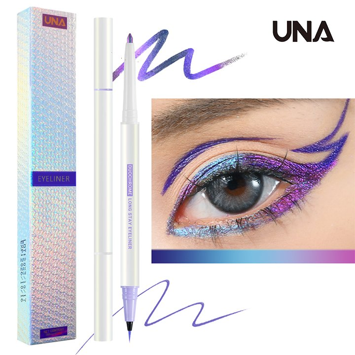 Multichrome Eye Makeup Glue High Pigmented Waterproof Long Lasting Chameleon Eyeliner Gel Pencil