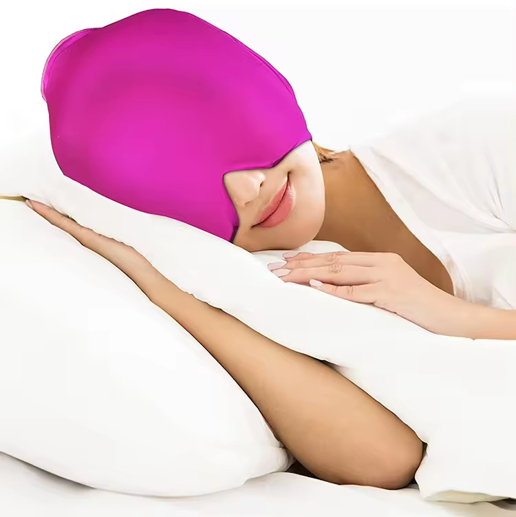 Flexible Wearable Cold Therapy Migraine Headache Relief Gel Ice Soft Pack Wrap Hat Cap